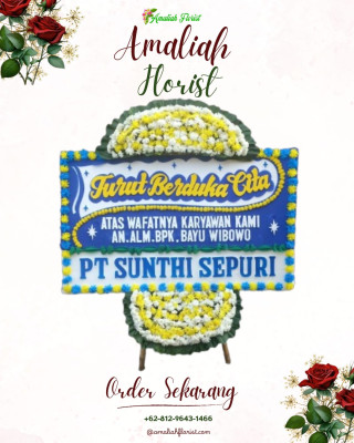 Papan Bunga Duka di Dundu